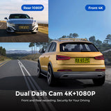 4K Front & Rear Dashcam Package