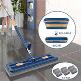 Trendy 360 Mop & Foldable Bucket Bundle