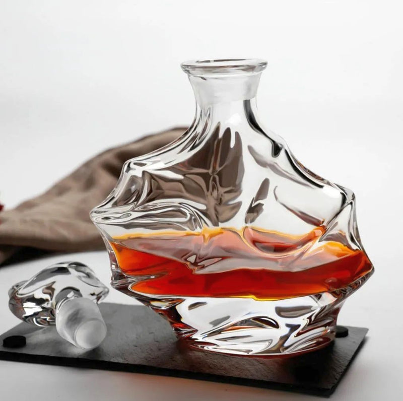 Twisted Glass Whisky Tumbler Set