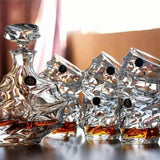 Twisted Glass Whisky Tumbler Set