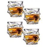 Twisted Glass Whisky Tumbler Set