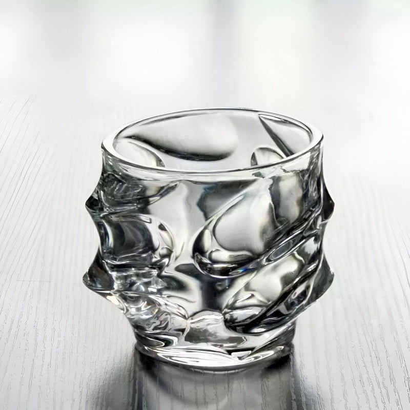 Twisted Glass Whisky Tumbler Set